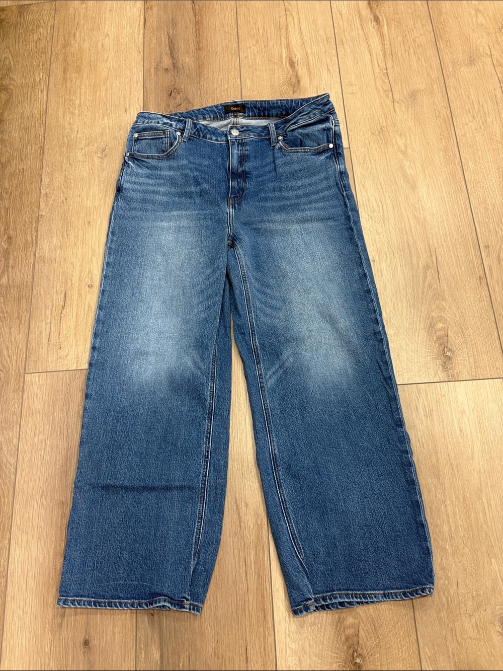 Quince Bella Stretch Relaxed Straight Jeans